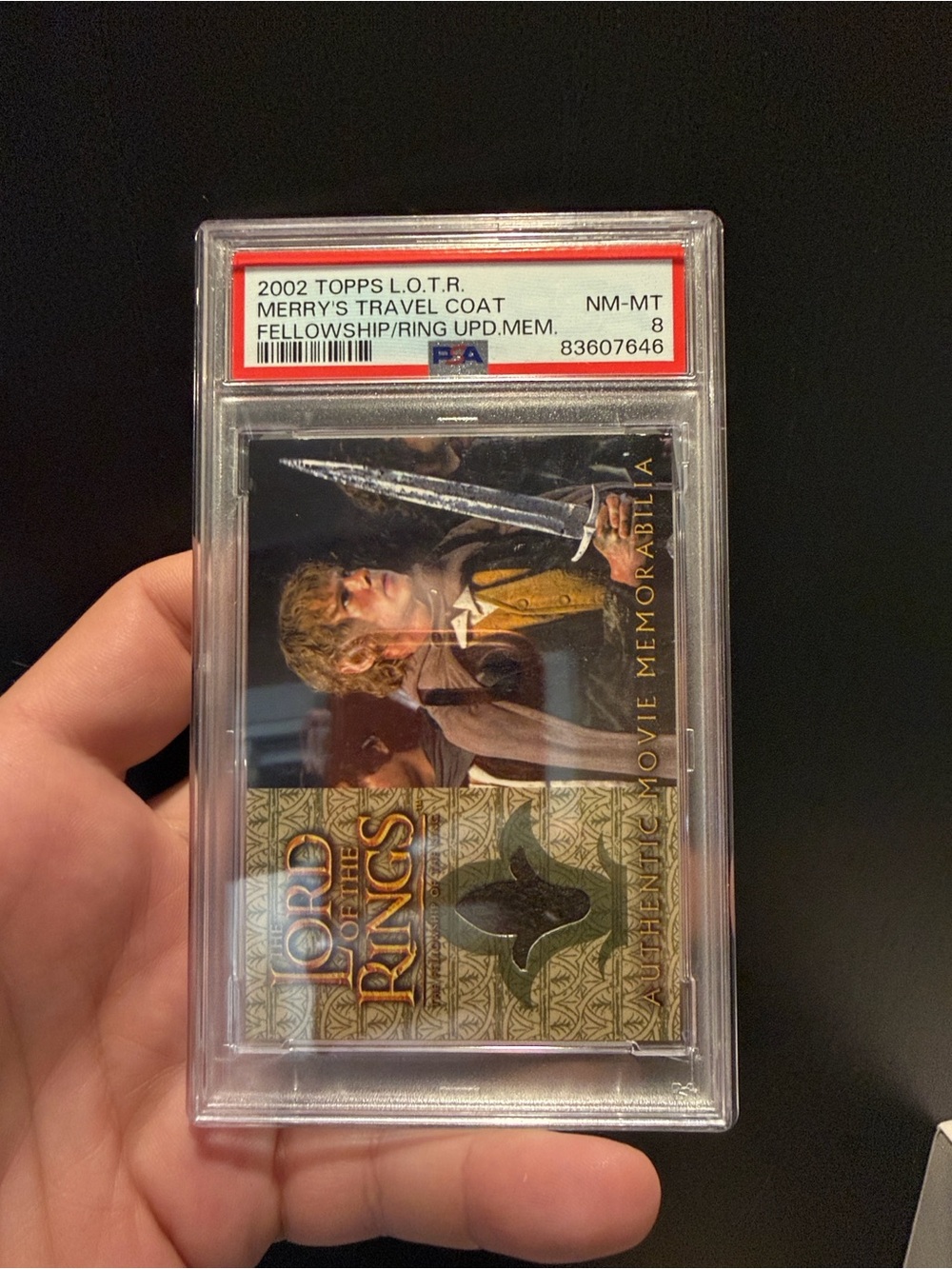 Topps Lord of the Rings Trading Card - Brown, Gold, Black